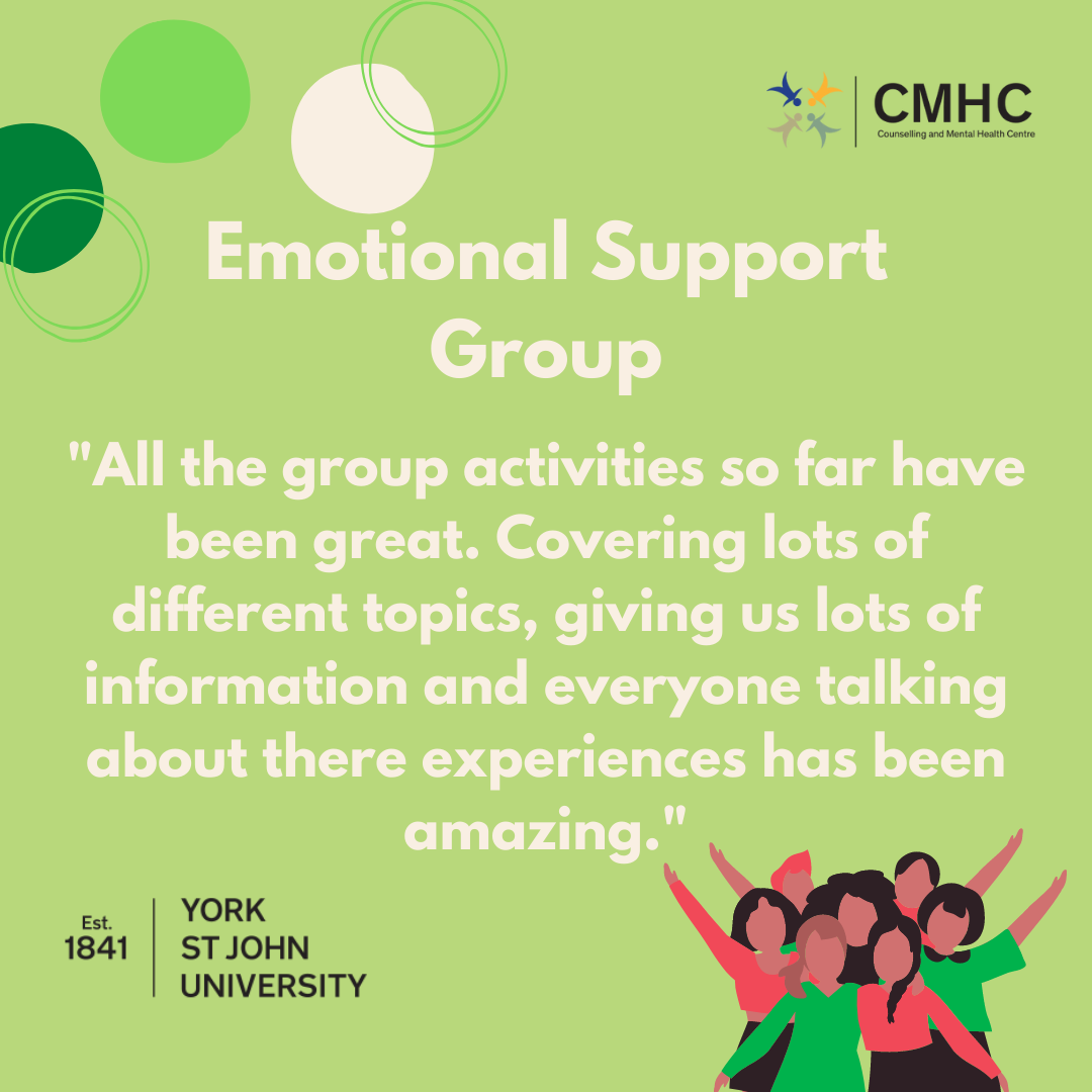 Emotional Support Group York St John Communities Centre