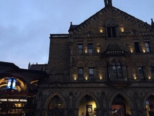 York Theatre Royal at night.