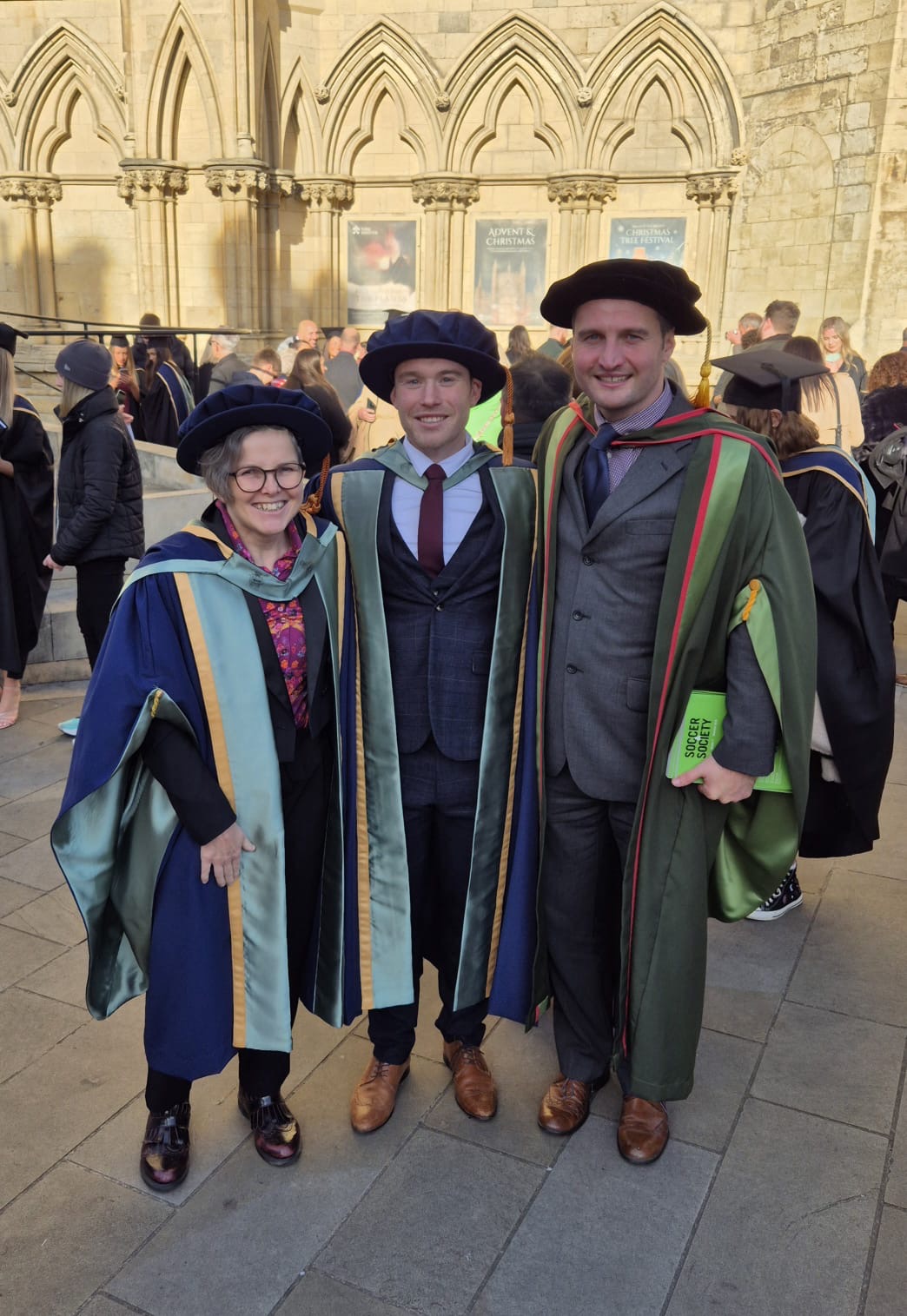 Dr Matthew Green graduating at York Minster