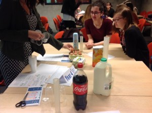 In the science workshops you can see students engaged in investigating factors that affect tooth decay …