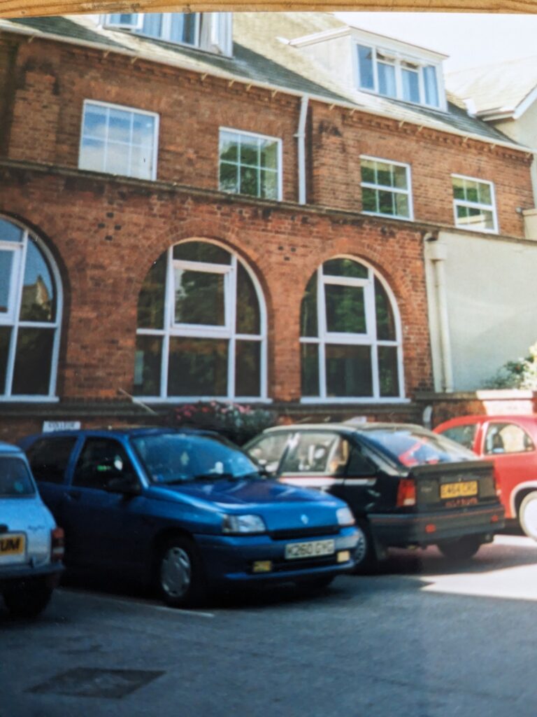 A picture of the carpark outside Ripon campus.