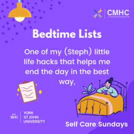Self-Care Sunday | Bedtime Lists