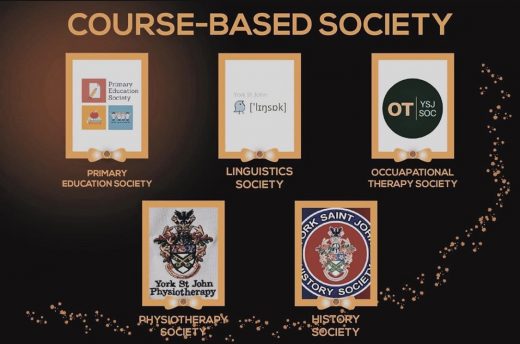 Image of YSJU shortlisting for Course Based Society of the Year