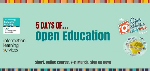 Sign up for 5 Days of Open Education